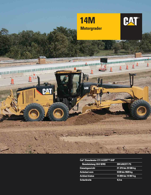 ग्रेडर Caterpillar 14M