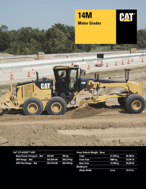 ग्रेडर Caterpillar 14M