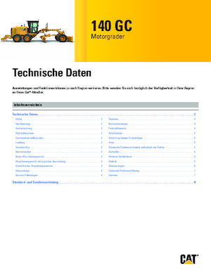 ग्रेडर Caterpillar 140 GC AWD