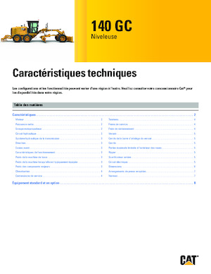 ग्रेडर Caterpillar 140 GC AWD