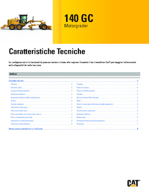 ग्रेडर Caterpillar 140 GC AWD