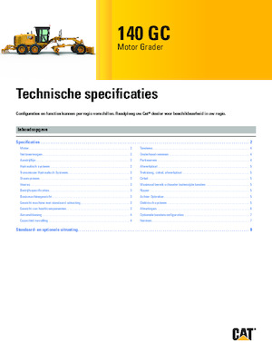 ग्रेडर Caterpillar 140 GC AWD