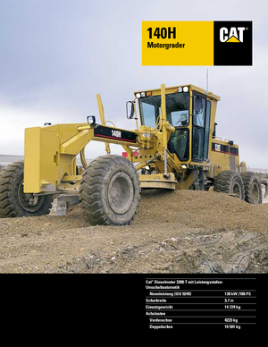 ग्रेडर Caterpillar 140H