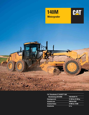 ग्रेडर Caterpillar 140M