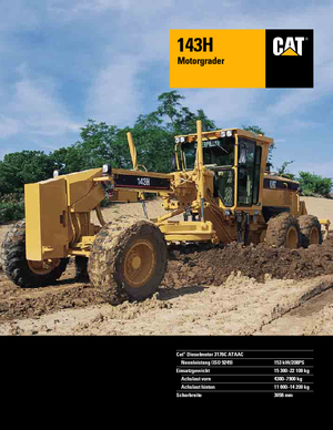ग्रेडर Caterpillar 143H