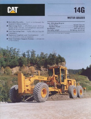 ग्रेडर Caterpillar 14G