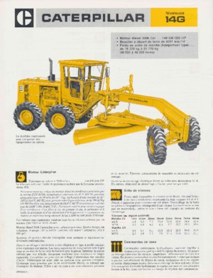 ग्रेडर Caterpillar 14G