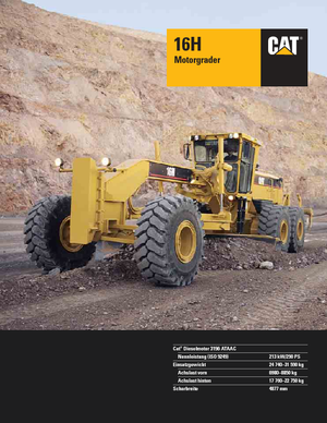 ग्रेडर Caterpillar 16H