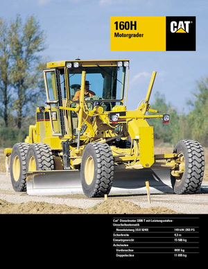 ग्रेडर Caterpillar 160H