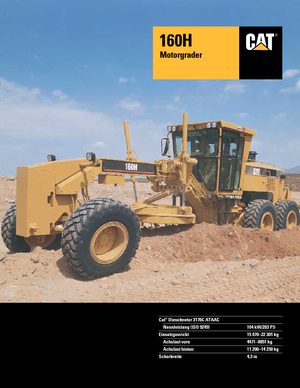 ग्रेडर Caterpillar 160H