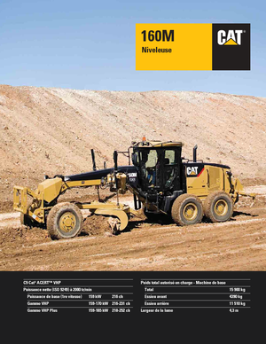 ग्रेडर Caterpillar 160M