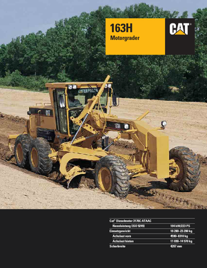 ग्रेडर Caterpillar 163H