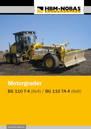 ग्रेडर HBM-NOBAS BG 110 TA-4 EP