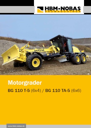 ग्रेडर HBM-NOBAS BG 110 TA-5 EP