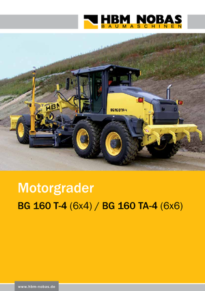 ग्रेडर HBM-NOBAS BG 160 TA-4