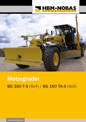 ग्रेडर HBM-NOBAS BG 160 T-5