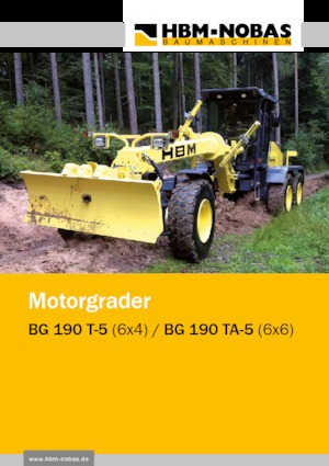 ग्रेडर HBM-NOBAS BG 190 TA-5 EP