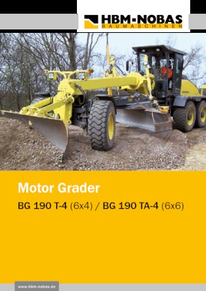 ग्रेडर HBM-NOBAS BG 190 TA-4 EP