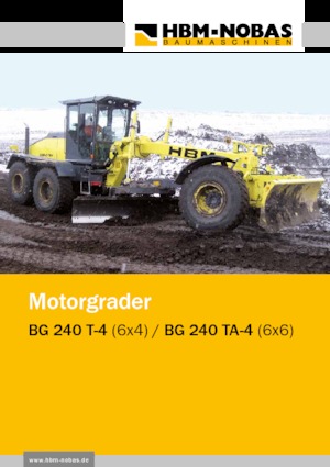 ग्रेडर HBM-NOBAS BG 240 T-4 EP