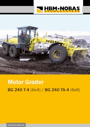 ग्रेडर HBM-NOBAS BG 240 T-4