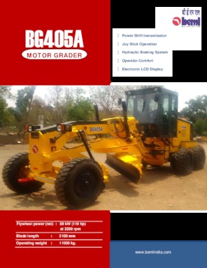 ग्रेडर Beml BG405A