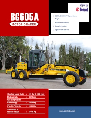 ग्रेडर Beml BG605A