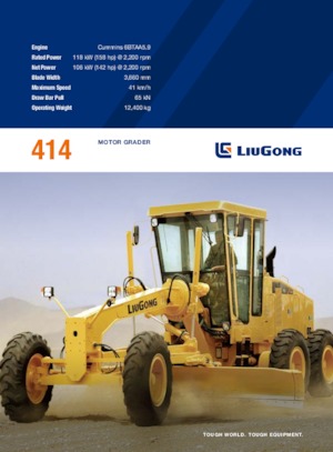 ग्रेडर Liugong 414 