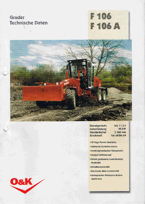 ग्रेडर O&K F 106.5 A