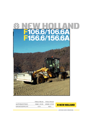 ग्रेडर New Holland F 156.6 A