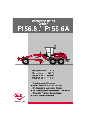 ग्रेडर O&K F 156.6 A
