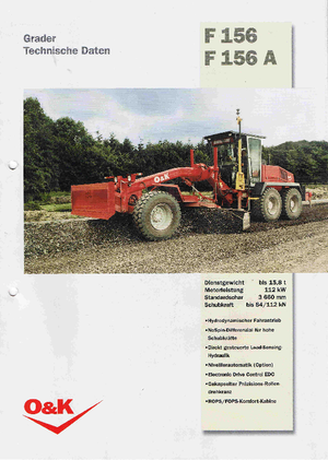 ग्रेडर O&K F 156 A