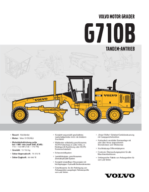 ग्रेडर Volvo G710B