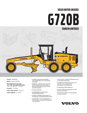 ग्रेडर Volvo G720B
