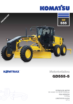 ग्रेडर Komatsu GD555-5