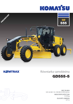 ग्रेडर Komatsu GD555-5