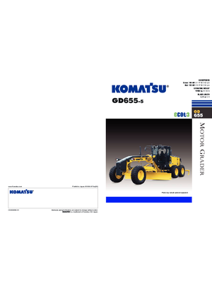 ग्रेडर Komatsu GD655-5