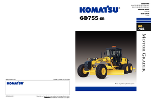 ग्रेडर Komatsu GD755-5 R