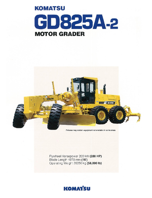 ग्रेडर Komatsu GD825-2 A