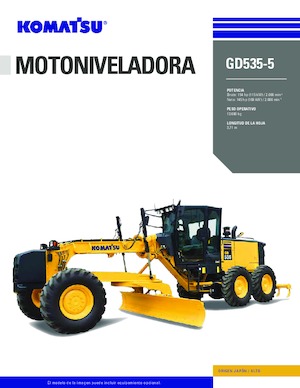 ग्रेडर Komatsu GD535-5