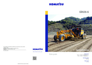 ग्रेडर Komatsu GD535-6
