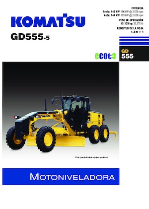 ग्रेडर Komatsu GD555-5