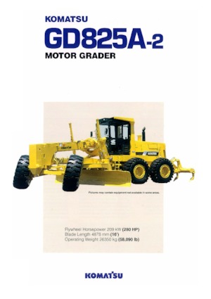 ग्रेडर Komatsu GD825A-2
