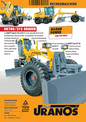ग्रेडर Uranos GR 215