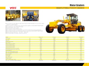 ग्रेडर YTO MG1217A
