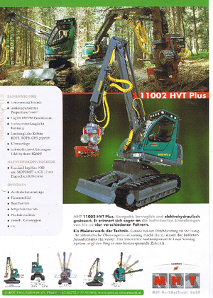 हार्वेस्टर MHT 11002 HVT Plus