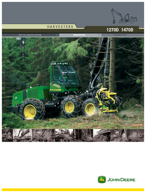 हार्वेस्टर John Deere 1270 D