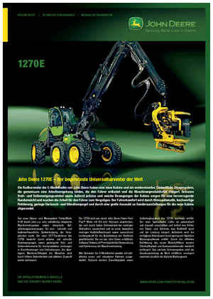 हार्वेस्टर John Deere 1270 E