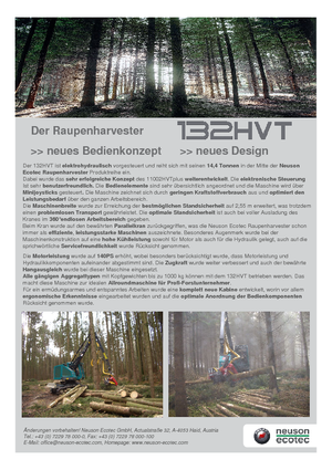 हार्वेस्टर Neuson-Ecotec 132 HVT