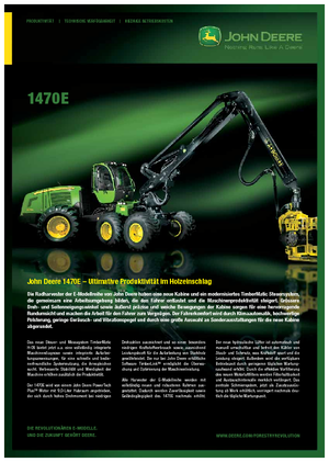 हार्वेस्टर John Deere 1470 E
