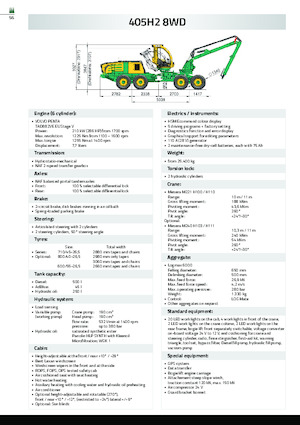 हार्वेस्टर HSM 405H3 8WD